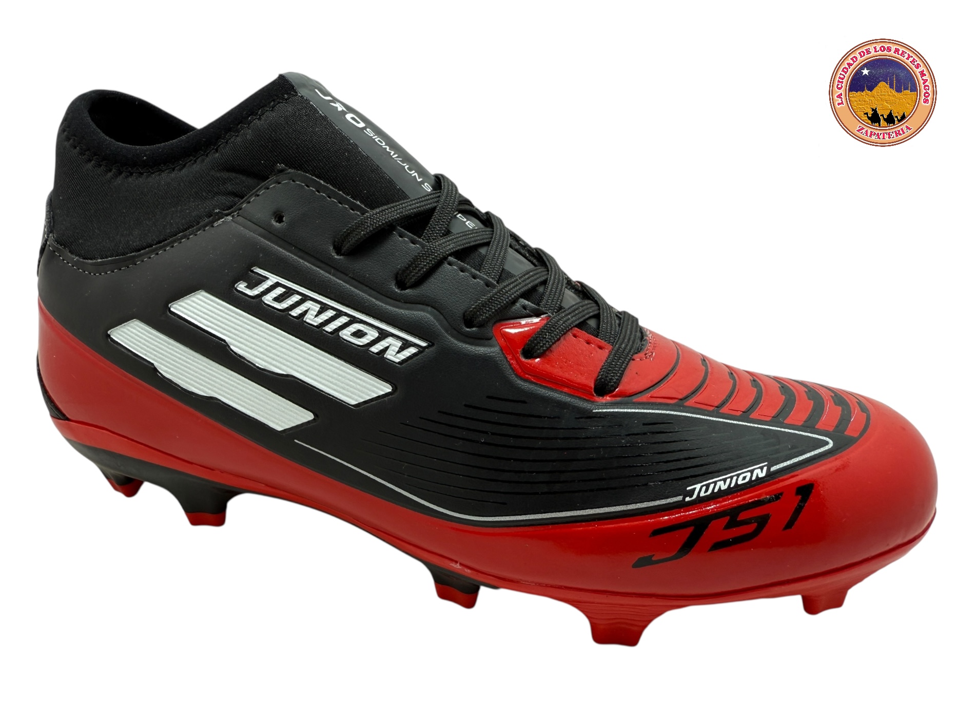 JUNION 2057 TACHON NEGRO ROJO BLANCO
